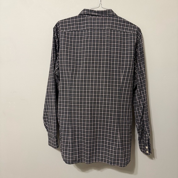 John Varvatos Black and White Checkered Shirt - Picture 2 of 8